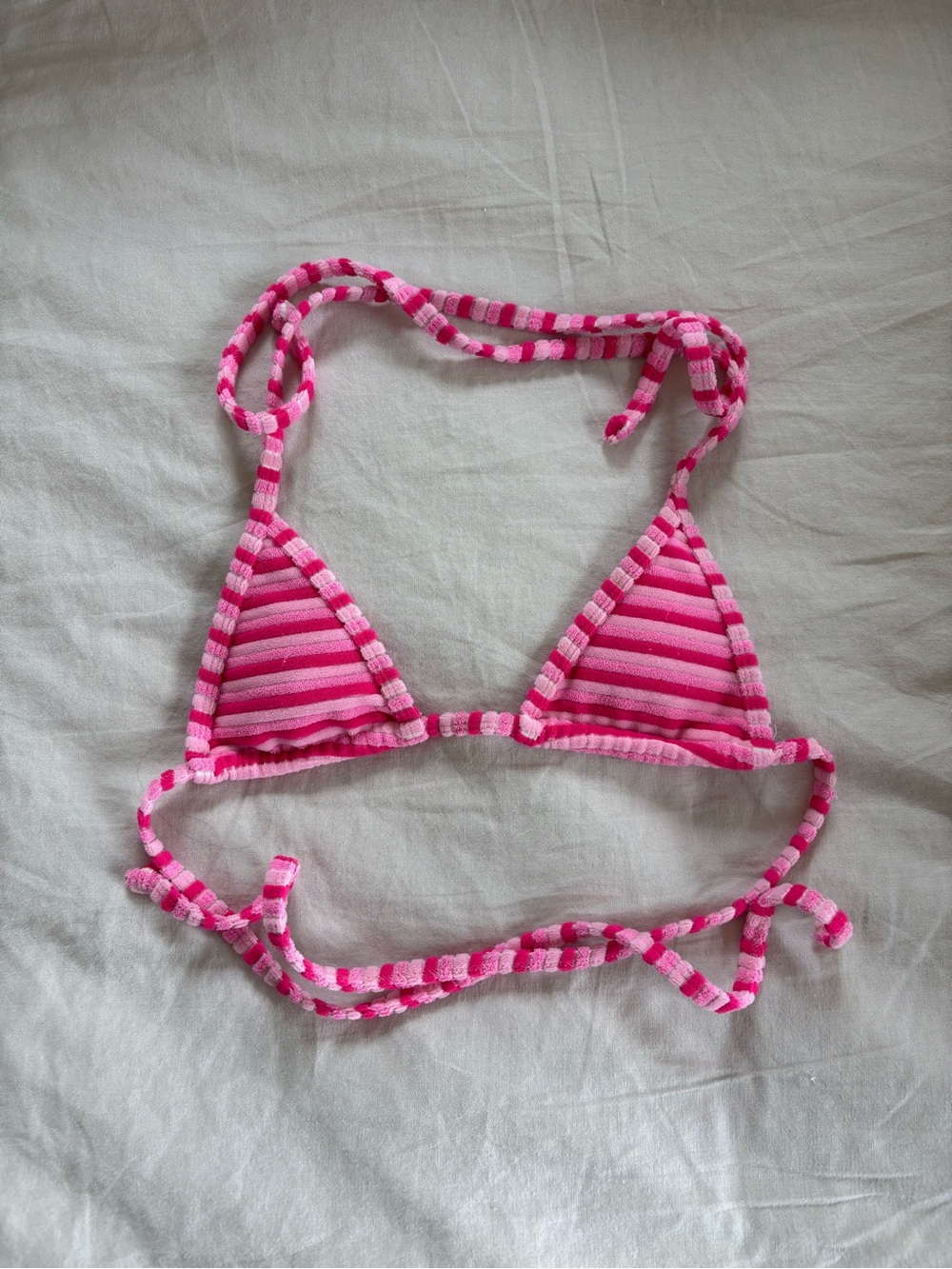 HOAKA Swimwear x Claudia Pink Thong Bikini